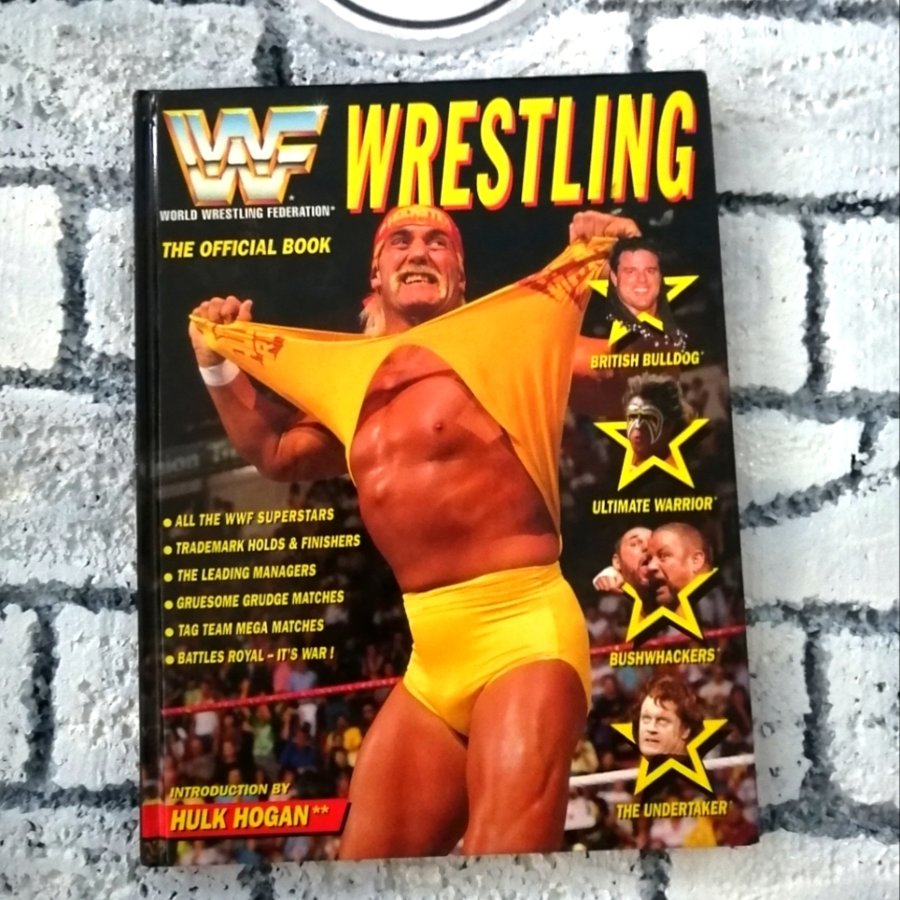 WWF Wrestling book Hulkamania Hardcover